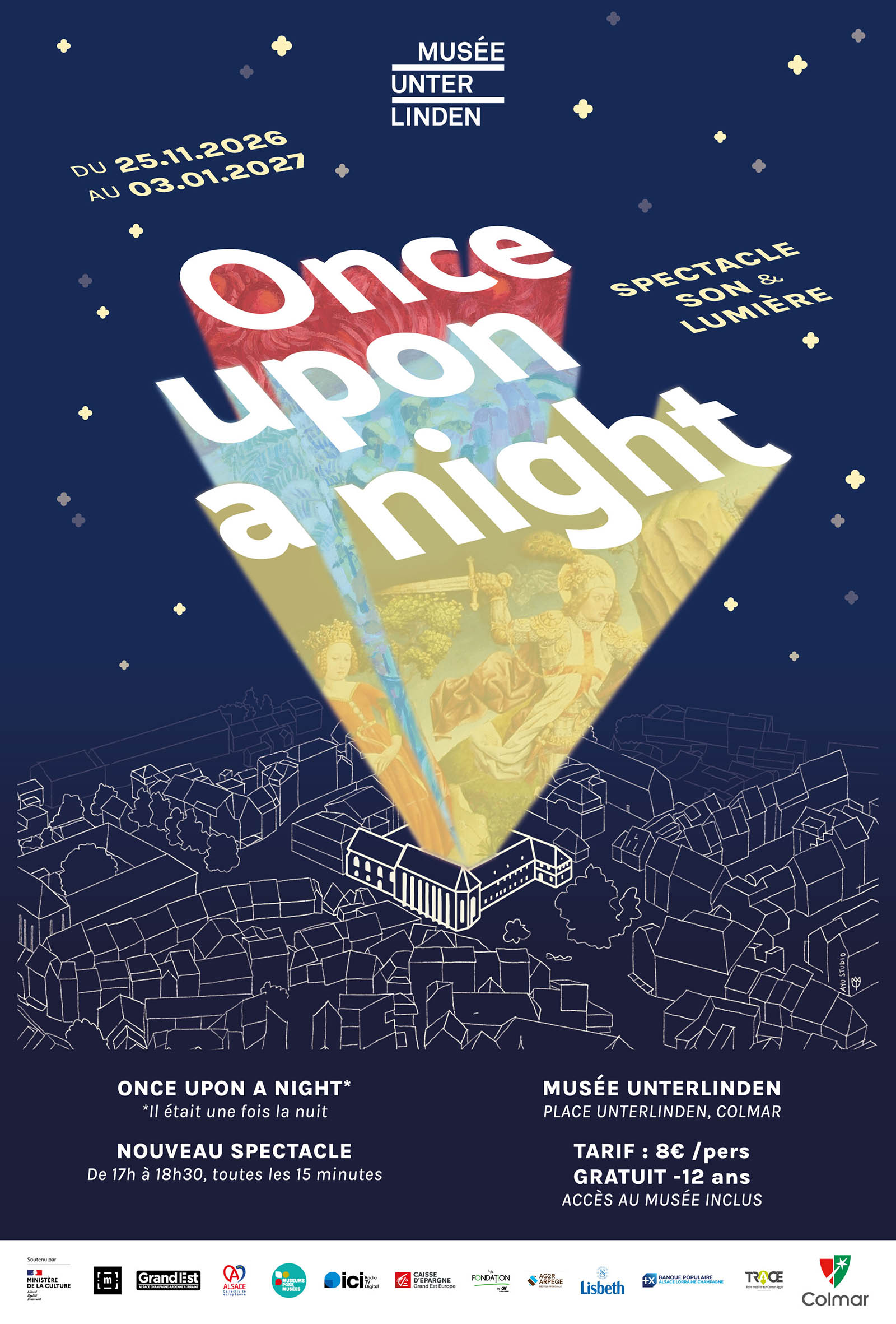 Mapping Video once upon a night Unterlinden