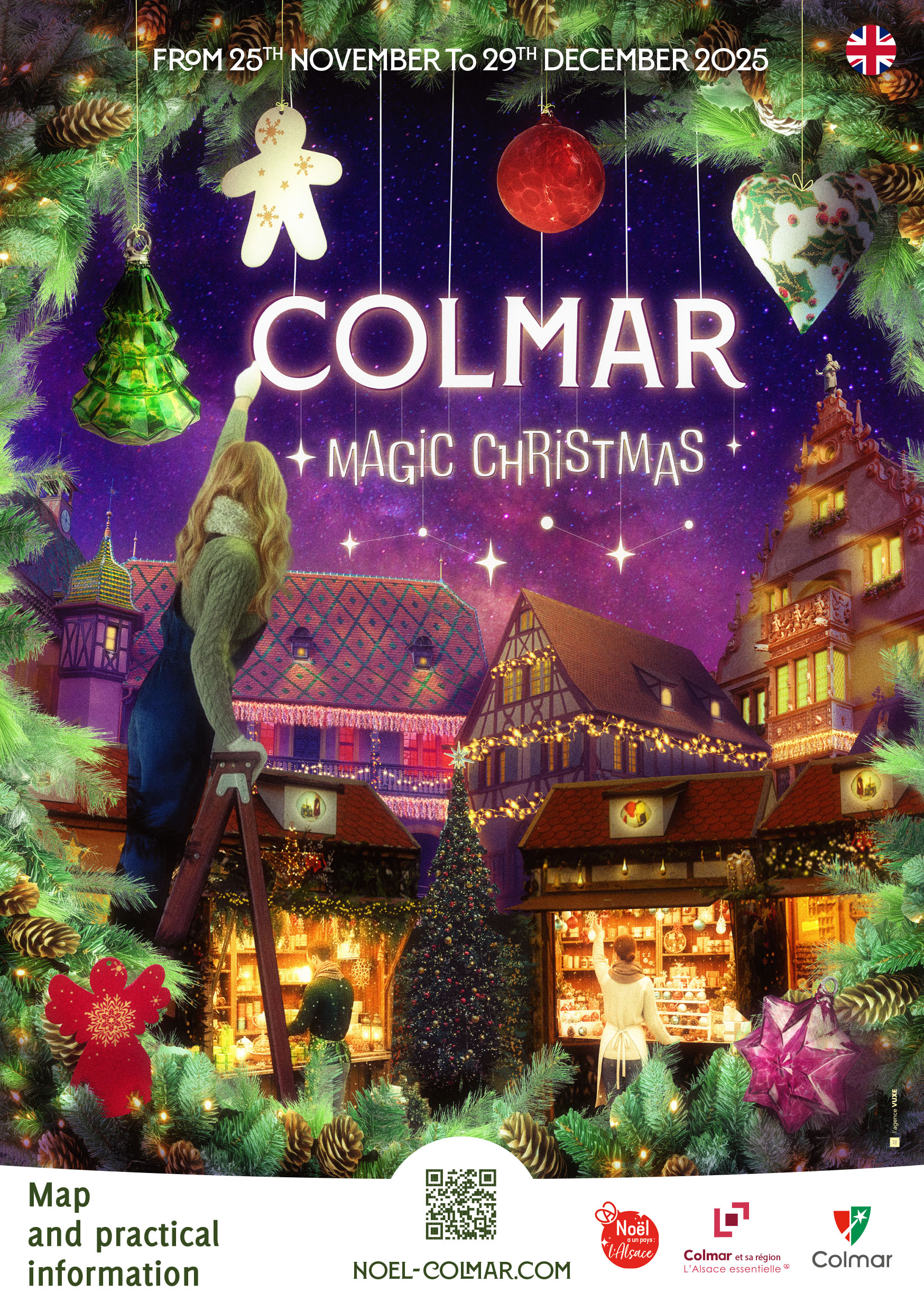 Colmar christmas Markets 2025 Map